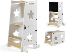 Innovaciones MS Torre di Apprendimento Montessori in Legno LEARN UP BIANCA