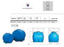 SERBATOIO CISTERNA ORIZZONTALE