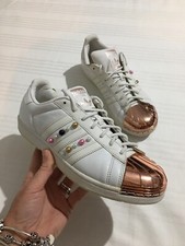 Adidas Superstar  Sneakers anni ‘80 , donna, tg 42 (aggiunte le perline)