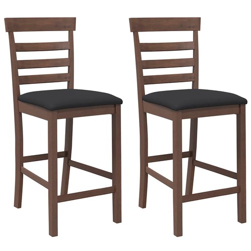 Sgabello bar in legno - 2x,