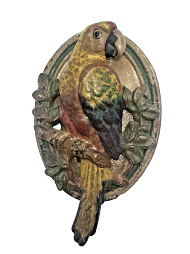 Antico battiporta pappagallo