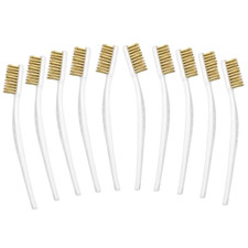 DMJJSDÂ® 10 spazzole in ottone, spazzola metallica 3D, set di pulizia per stampa