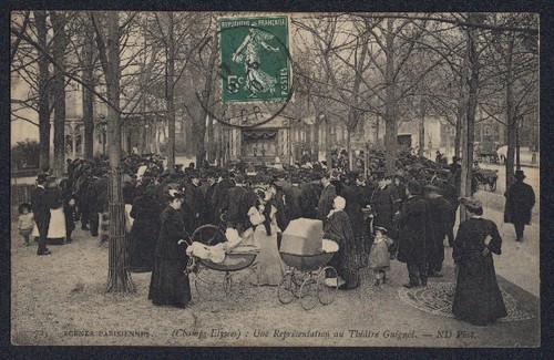 Parigi une représentation au - représentation,