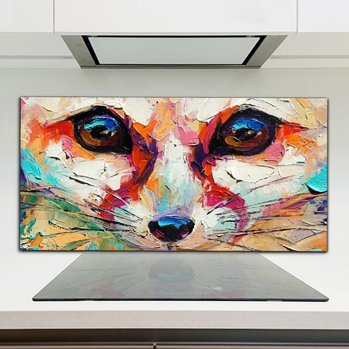Kitchen splashback toughened - kitchen,