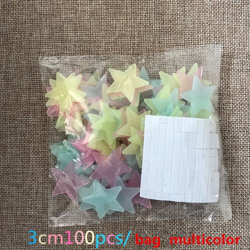 100pcs adesivi stella - 100pcs, 3d