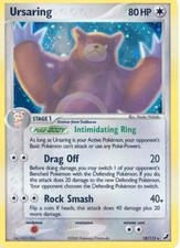 POKEMON URSARING HOLOFOIL (EX