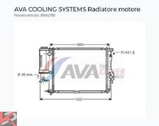RADIATORE RAFFREDDAMENTO PER
