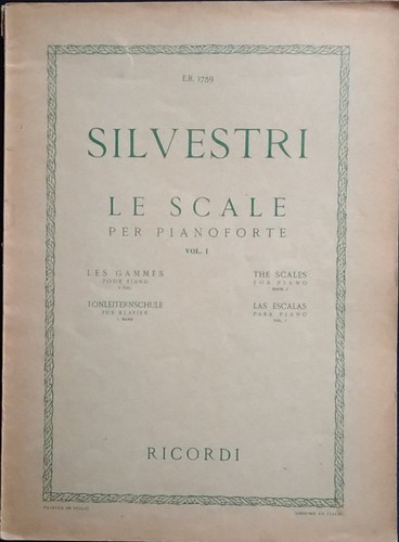 Scale per pianoforte vol - le,