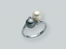 Anello In Oro Bianco 18kt Con