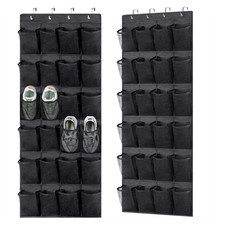 Scarpiera da Porta con 24 Tasche in Rete, Organizer Scarpe da Appendere