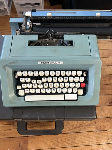 Vintage olivetti typewriter - vintage,