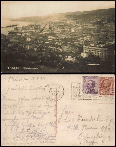 Cartolina trieste - trieste,