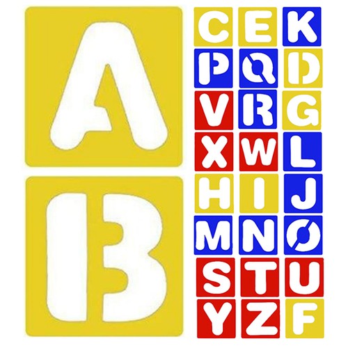Pcs stencil lettere - 26,