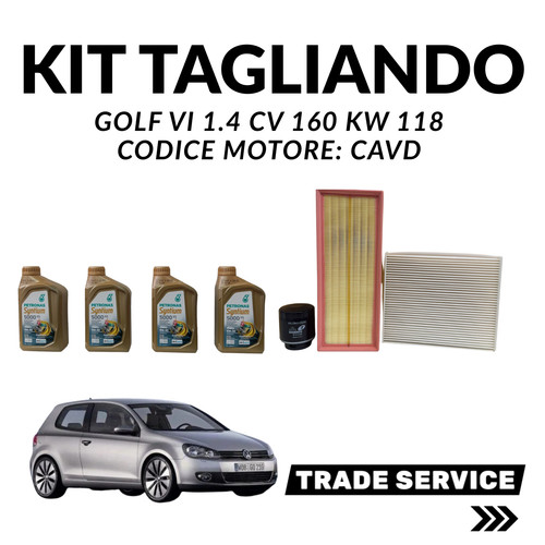 Kit tagliando golf 4 - tagliando, 1.4