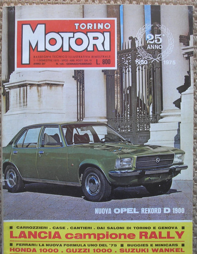 Torino motori 1975 - 1975, opel