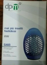 IDEA CASA - LAMPADA ANTI ZANZARE E INSETTI - DPM SI6B - 8 W - 230 V - 50 HZ