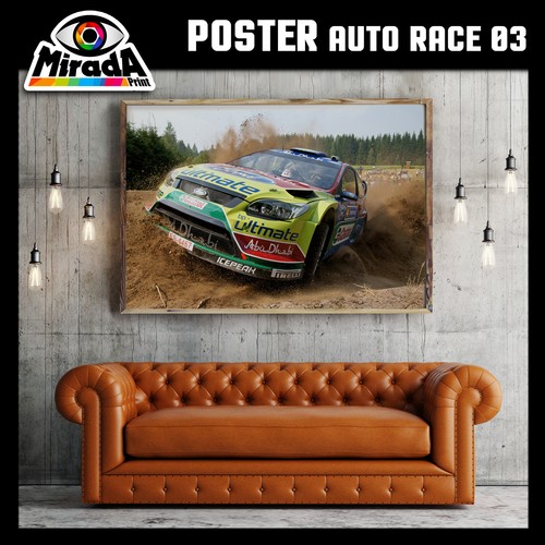 Poster auto race focus - ,
