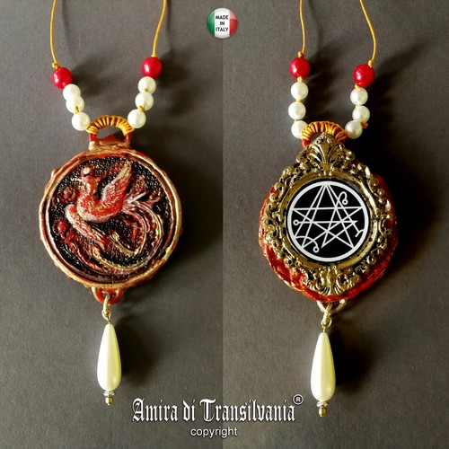 Gioiello fenice necronomicon - fenice,