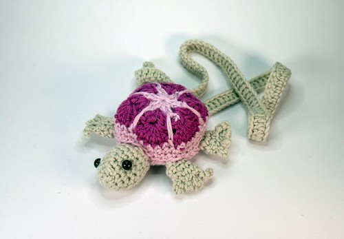 Tartaruga segnalibro amigurumi - tartaruga,