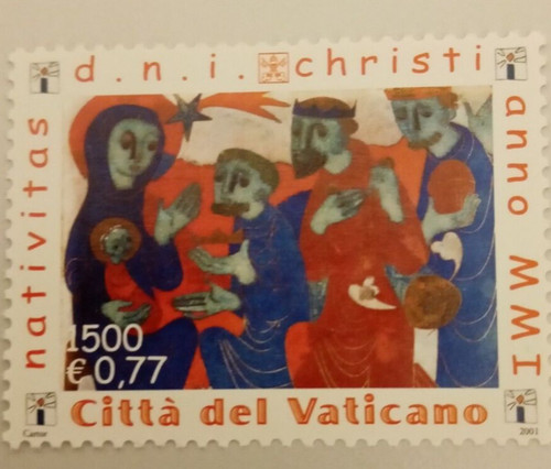 Natale poste vaticane 2001 - natale,, 2001.