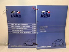 Ligier 162 Ambra micro manuale servizio riparazione officina catalogo ricambi