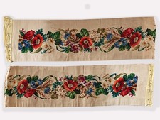 Antico ricamo a mano arazzo 1800