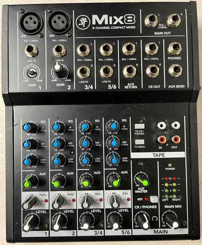 Mixer canali mackie mix8 - mixer,