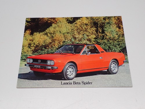 Lancia beta spider depliant - spider,