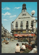 CPSM, DIEPPE - CAFÉ DES TRIBUNAUX et PUITS-SALÉ, Toustain, ESTEL, Vierge, 60's