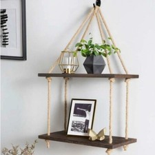 Scaffale in corda sospesa in