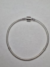 Snake Chain Barrel Clasp