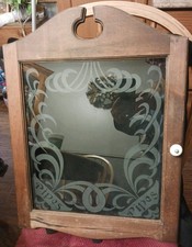 Armadio a muro vintage, vetro