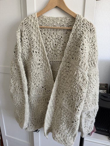 Maglione cardigan uncinetto - maglione,