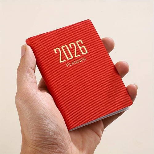 Agenda settimanale rossa - agenda,