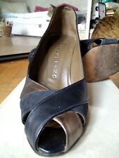 Scarpe donna "Creazioni VALENTINO" blù,  misura 34 tacco cm.7