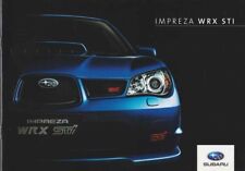 Catalogue Brochure Subaru Impreza WRX STI 2007, France