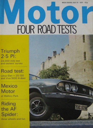 Motor magazine 1971 - magazine, 31/7/1971
