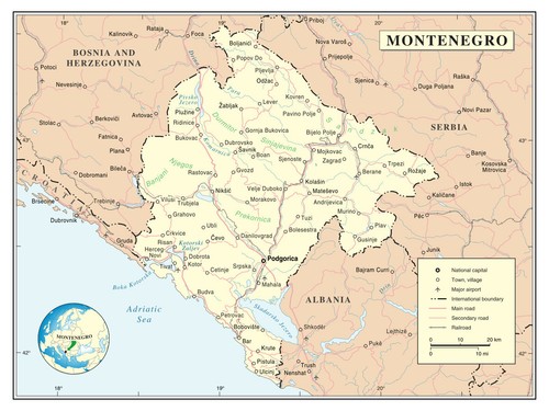 Montenegro politico - montenegro,