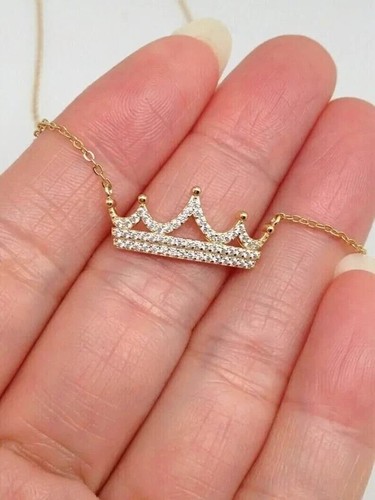 Collana con ciondolo corona