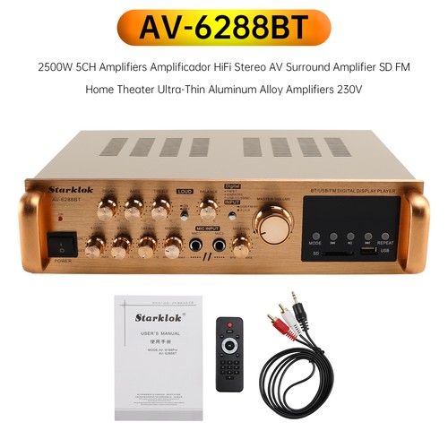 2500w 5ch amplifiers - 5ch,