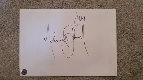 Michael jackson signed - signed, paper