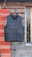 Gilet HebTroCo Echo Denim | Medium | Made in Britain
