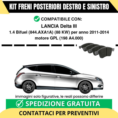 Pastiglie freno posteriori - pastiglie,