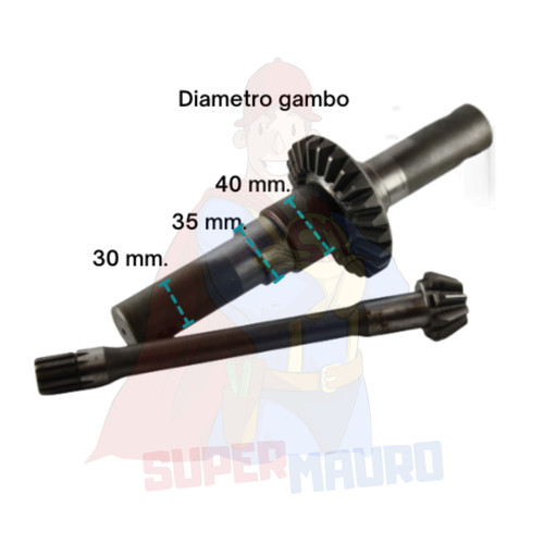Goldoni coppia conica pignone - goldoni,