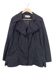 EASYCOMFORT Impermeabile pesante Donna Cappotto Taglia IT 50 nero stile casual