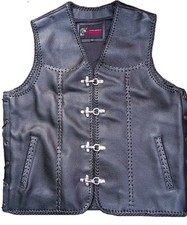 Gilet Moto Clip Pelle