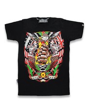 Liquor Brand Siren Sea oldschool Tattoo Rockabilly Männer  T-Shirt