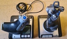 SAITEK X52 FLIGHT CONTROL SYSTEM MANETTA + CLOCHE Originale - NO CAVO A 6 PIN -