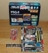 Scheda madre Asus P5q-e Lga775 con CPU Intel Core 2 Quad Q9650 Atx Ddr2 desktop