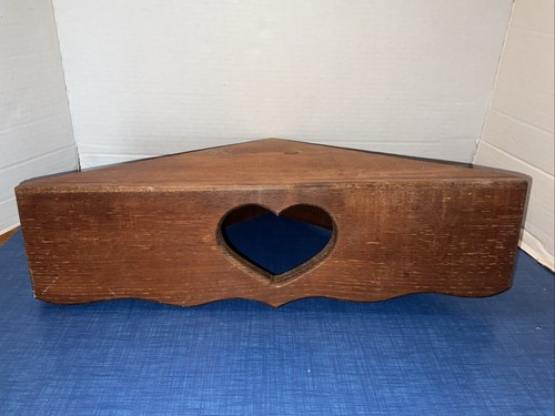 Mensola angolare cuore vintage